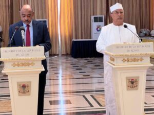 وزيري الخارجية السوداني والتشادي